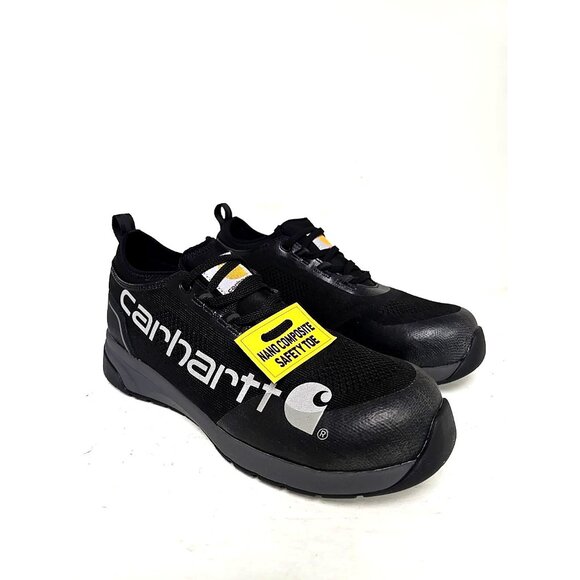 Carhartt Men's Force Nano Composite Toe Work Shoe Black Gray Size 13M - Picture 1 of 6